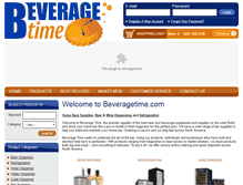 Tablet Screenshot of beveragetime.com